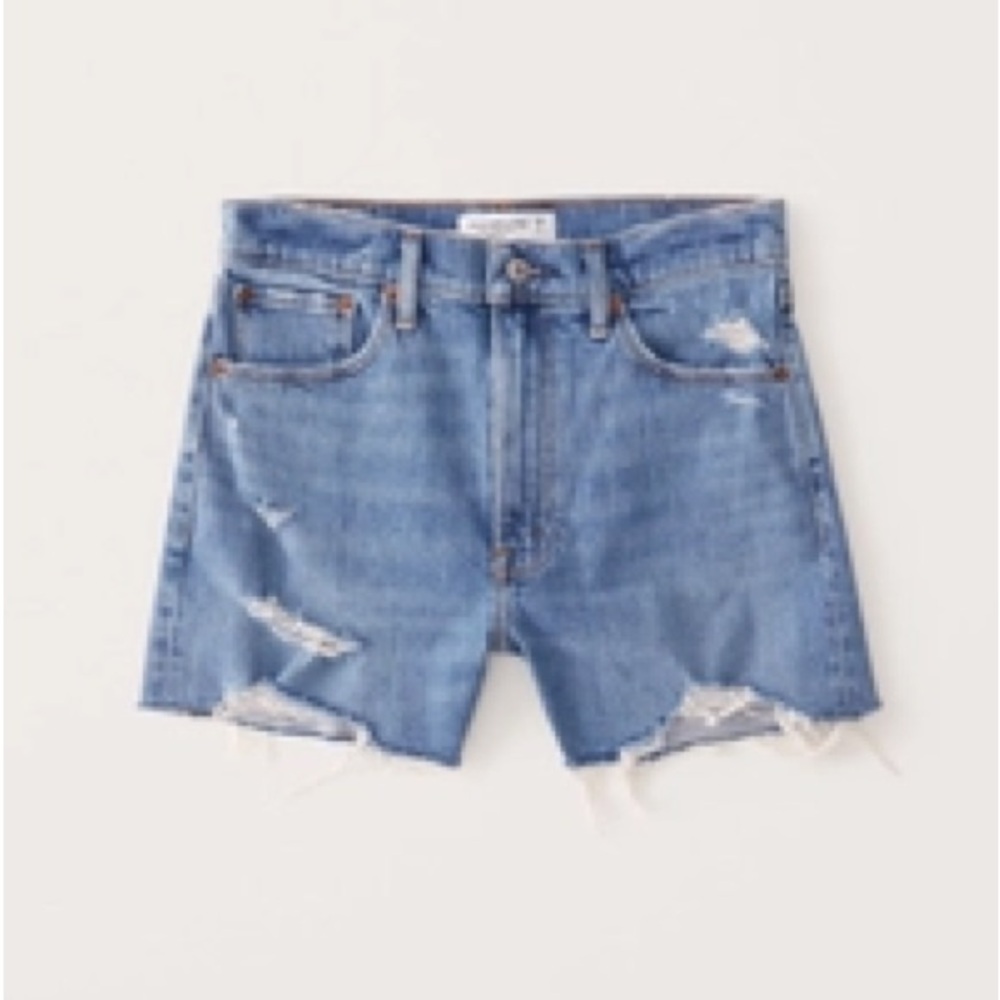 Abercrombie High Rise Mom Shorts